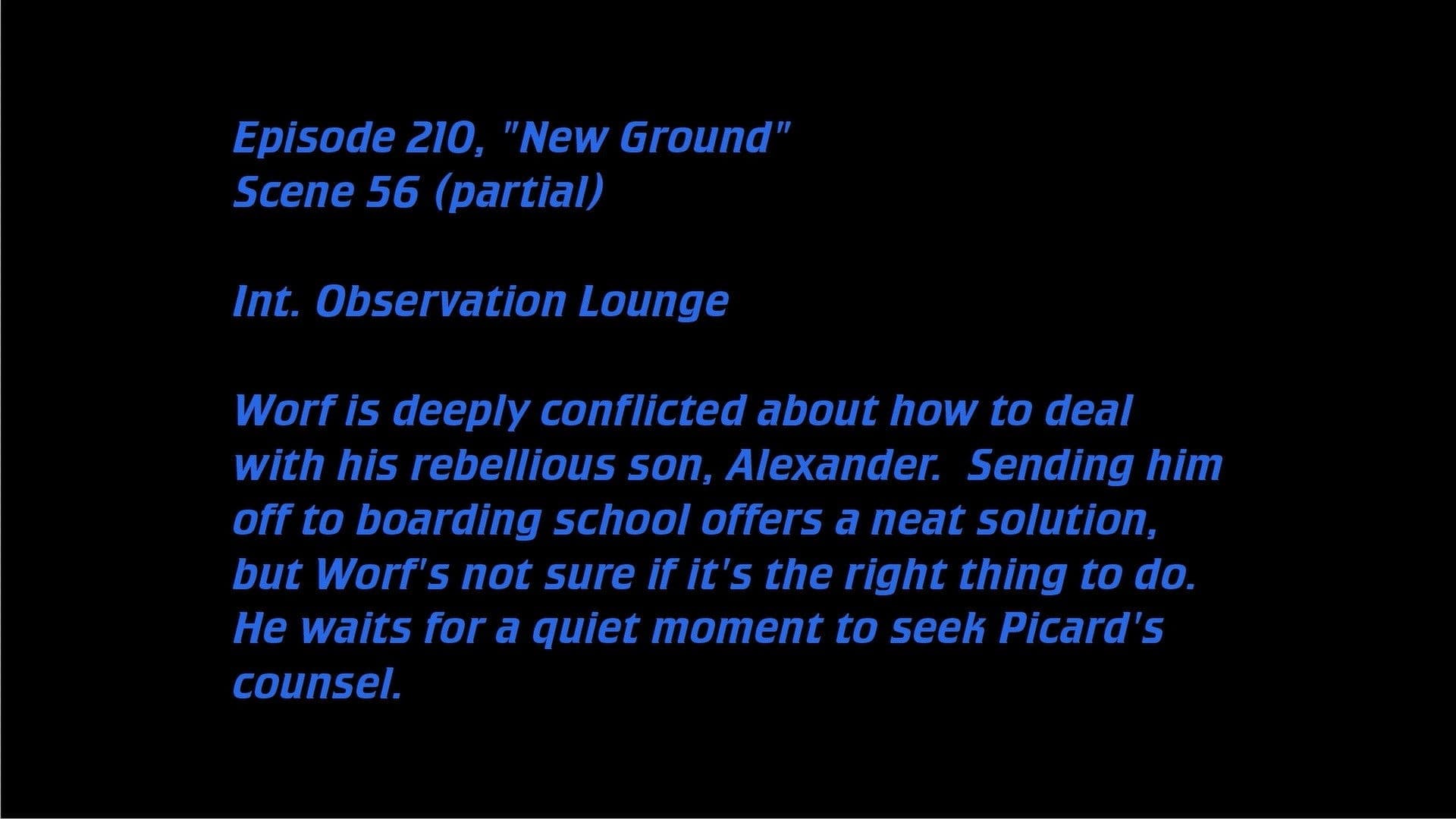 Deleted Scenes: S05E10 – New Ground