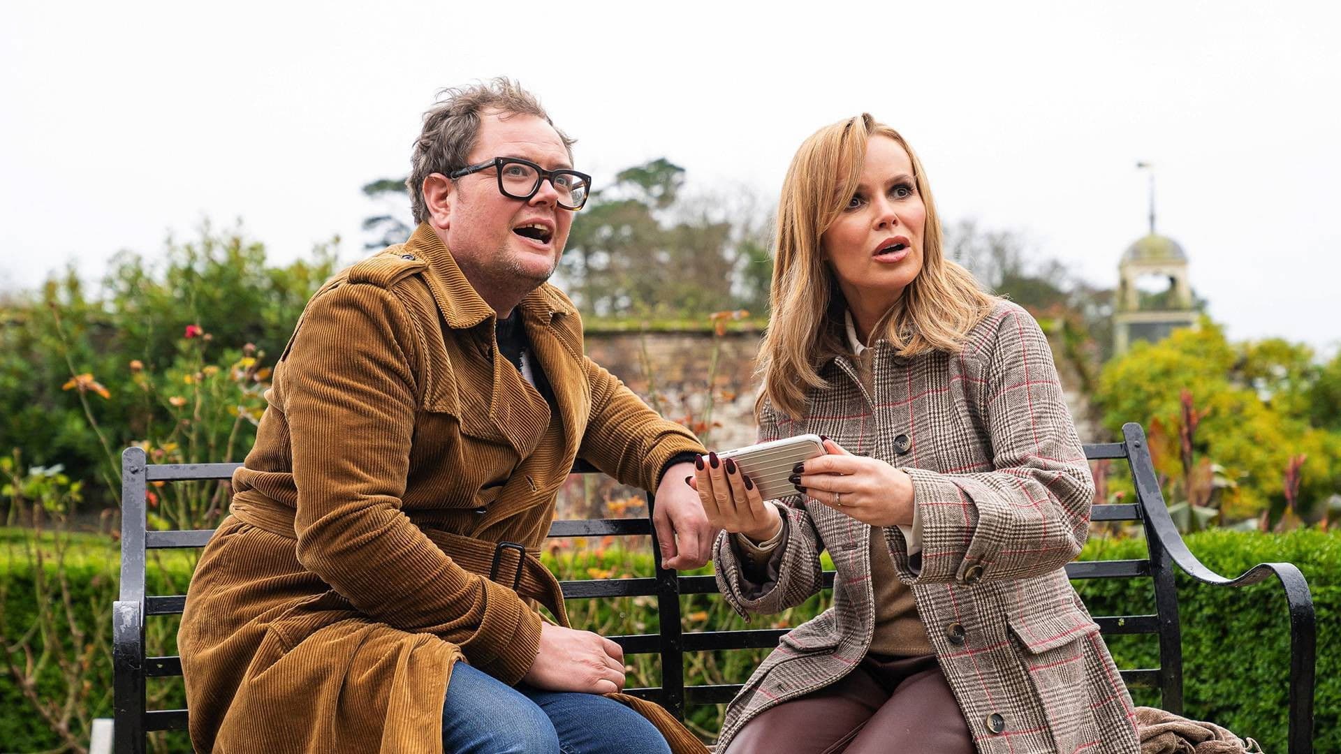 Amanda Holden and Alan Carr